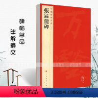 [正版]中国碑帖名品36 张猛龙碑 释文注释 繁体旁注 楷书毛笔书法字帖上海书画出版社