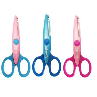晨光(M&G)FSS91301 剪刀 米菲花边135mm 颜色随机 10把装
