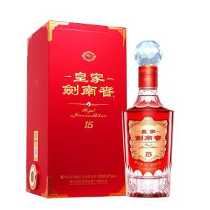 剑南春皇家15 52度500ml 单瓶装 浓香型 礼赠佳品