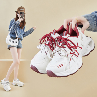 20266春季老爹鞋新款韩版ins女学生厚底运动跑步增高休闲鞋
