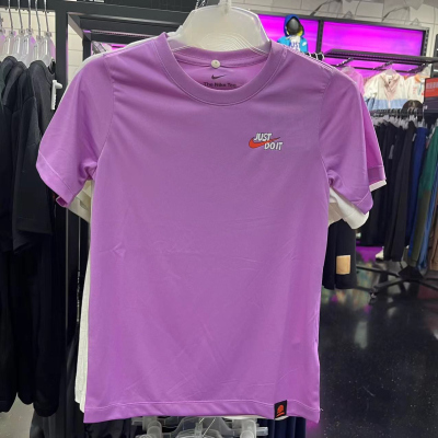 NIKE耐克短袖T恤运动休闲透气针织圆领大童上衣FD3998-534 D