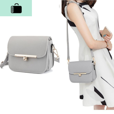 2020春夏新款复古韩版潮简约小包迷你小方包旋锁单肩斜挎包女包包NEW LAKE女斜挎包