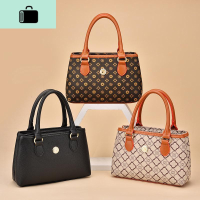 2020新款简约中年妈妈包软皮女包婆婆奶奶手拎包女买菜手提小包包NEW LAKE女手包