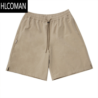 HLCOMAN美式复古夏季男士户外直筒运动短裤外穿休闲五分裤子潮牌
