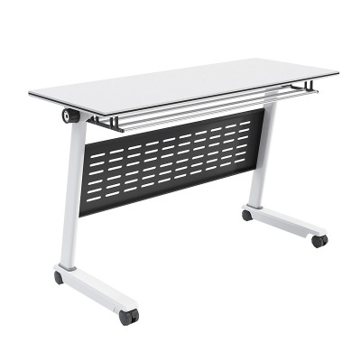 戴劲 折叠桌可移动拼接多功能长条桌培训会议桌双人桌 1800*500*750