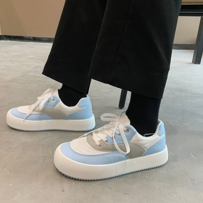 枫述男鞋子潮鞋夏季帆布鞋男生韩版百搭港风休闲板鞋厚底原创小众大头