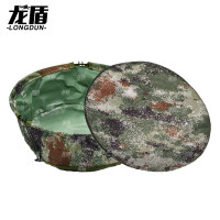 龙盾折叠迷彩洗脸盆户外训练脸盆便携式防水牛津布丛林荒漠