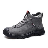 男冬季加绒加厚高帮棉鞋男潮休闲雪地靴男鞋