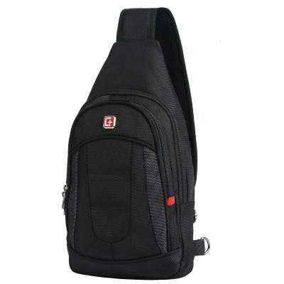 瑞士军刀SWISSGEAR男士胸包商务单肩斜挎包防泼水潮男小腰包9.7英寸iPad迷你包