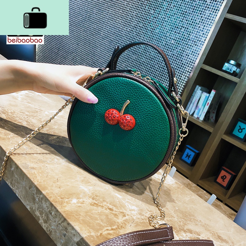 上新小包包女2020新款斜挎小圆包女包时尚迷你手提单肩链条NEW LAKE女斜挎包