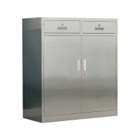 利特莱依不锈钢文件柜档案柜资料柜器械柜储物柜仪器柜201全不锈钢二斗矮柜