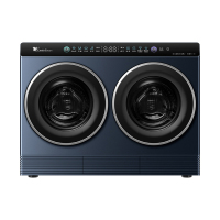 小天鹅(LittleSwan)[迷你小乌梅]双筒分区洗 可组懒人三筒洗衣机 可叠放洗烘一体 TNDD20-08AIDE