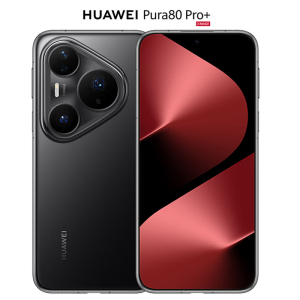 华为 Pura 80 Pro+ 16GB+1TB 釉黑 一英寸高动态主摄 100W超级快充 昆仑玻璃 120Hz刷新率 华为P80 pro智能手机
