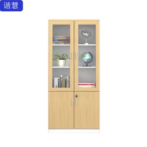 谐慧 二门 书柜文件柜 WJG022组