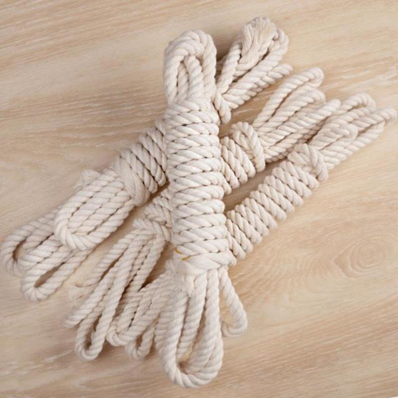 白色麻绳棉绳diy手工编织粗棉线捆绑细绳子包粽子的粽线专用工具 jing