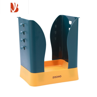 三维工匠2022新款桌面垃圾桶扩展可调节九档家用客厅轻奢厨房台面创意桌上