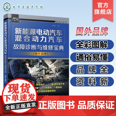 新能源电动汽车混合动力汽车故障诊断与维修宝典 国外品牌 系统结构原理 部件功能特性讲解 30多个品牌近60款车型的三电维