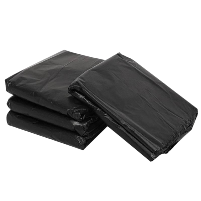 豫众诺 黑色平口垃圾袋 850*650mm/5丝 个
