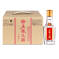 五粮液股份五粮头曲 45度100ml*12瓶浓香型白酒