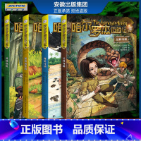 哈尔罗杰新版组套4本 [正版]全套18册 哈尔罗杰历险记礼盒典藏版 亚马孙探险/勇探火山口 南海奇遇 儿童科幻冒险小说成
