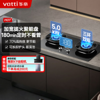 华帝(vatti)家用燃气灶台嵌两用灶具5.0KW大火力三环精控均火高热效率[180min智能定时]i10309D液化气