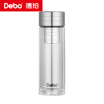 德铂伯格曼斯玻璃杯磁吸茶杯加厚泡茶杯320ML