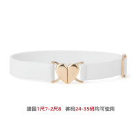 啄木鸟女士皮带2025新款松紧懒人羽绒服腰带牛仔裤带束腰弹力休闲