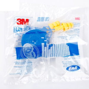 3M 340-4002圣诞树带线耳塞防噪声游泳射击耳塞学习睡眠配耳塞盒