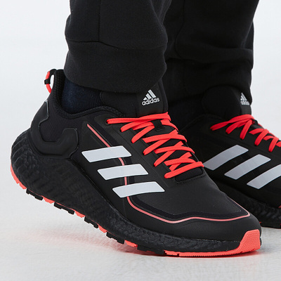 阿迪达斯鞋子男2021春季新款运动鞋暖风鞋Boost减震跑步鞋EG9518