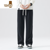 YANXU美式高街坠感卫裤男秋季潮牌阔腿直筒宽松休闲裤街头运动百搭长裤