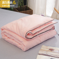 夏天可水洗天丝冰丝空调被薄款夏凉被双人被芯纯色春秋夏季薄被子 三维工匠