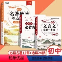 [3册][初中]名著导读+文言文+必背古诗文138篇 初中通用 [正版]2024版 初中文言文全解一本通必背古诗文138