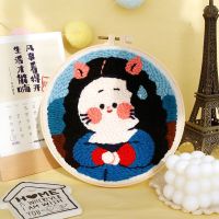 维诺亚戳戳绣手工绣diy毛线画情侣蛇年摆件刺绣戳戳乐礼物材料包