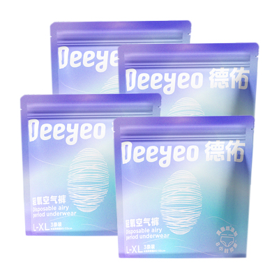德佑卫生裤3片*4包轻氧空气女性LXL码2001DYTP042R04