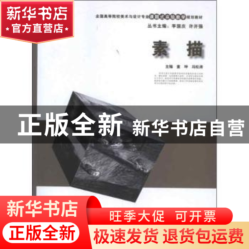 正版 素描 童坤,冯松涛主编 湖南人民出版社 9787543889774 书籍