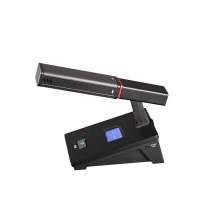 QNOA QN-MWC600Sc/d 启诺会议短咪麦克风 专业视频会议带显示器 黑色 台