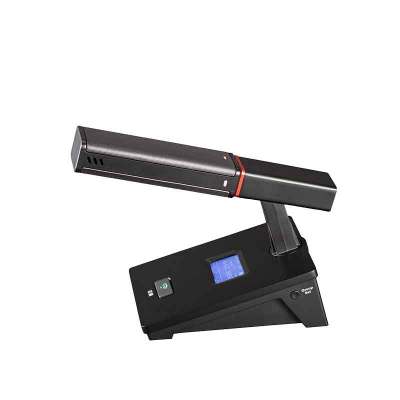 QNOA QN-MWC600Sc/d 启诺会议短咪麦克风 专业视频会议带显示器 黑色 台