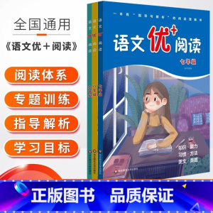 语文优+阅读 九年级 [正版]语文优+阅读七年级八九语文初中阅读理解专项训练书指导与解析得高分策略与答题技巧阅读与写作方