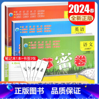 [正版]2024春江苏密卷六年级下册 人教版语文苏教版数学译林版英语江苏 6年级下试卷 同步小学课时单元期中期末测试卷