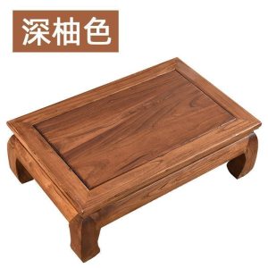 汐岩老榆木榻榻米茶几实木飘窗桌子小茶几日式矮桌子炕桌榻榻米桌中式
