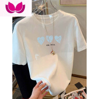 七斓2023年夏季新款短袖t恤女薄款百搭时尚显瘦上衣洋气紫色体恤