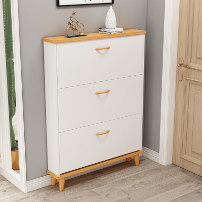 北欧家用口鞋柜超薄翻斗厅柜大容量17cm省空间经济型简易鞋架