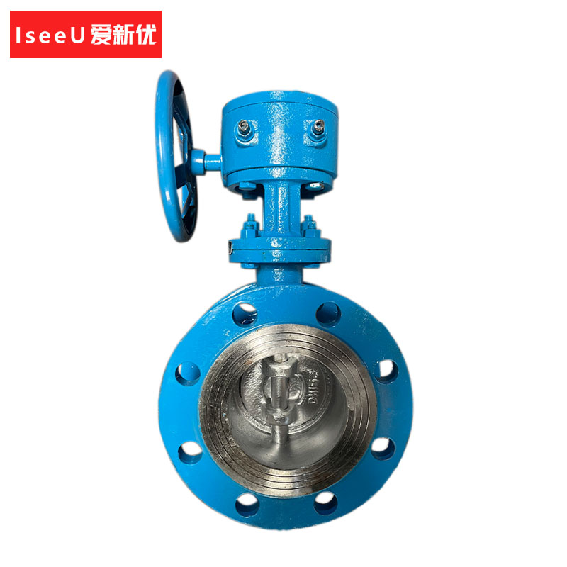 爱新优 蜗杆蜗轮法兰式蝶阀 D343H-16C DN150(个)