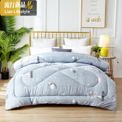 冬季加厚保暖被子冬被芯.5×2.0棉被褥单人1.2m床铺盖四季通用 三维工匠