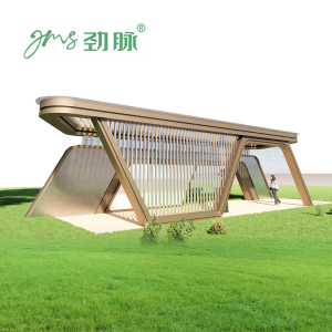 劲脉 文化特色长廊(金属廊架) JM002L 平方