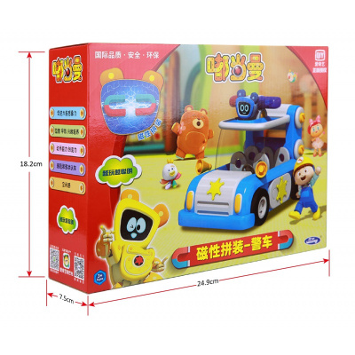 嘟当曼玩具变形潜水艇大冒险场景消防车警车出动救护车城市大救援磁性拼装警车