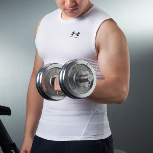 安德玛(Under Armour)背心男装新款篮球训练撸铁跑步锻炼柔软舒适透气无袖T恤 6016100-100 ZP