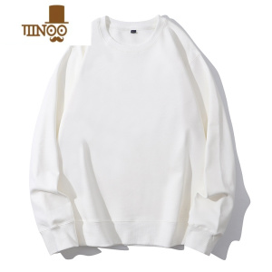 YANXU600G圆领卫衣加绒男士青年学生流行加厚时尚百搭潮流宽松外套