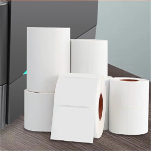 得力(deli)标签打印纸条形码二维码办公用35*20mm 100张/卷(条形码)单卷价 白色 35*20mm