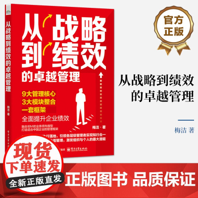店 从战略到绩效的卓越管理 梅洁 全面提升企业绩效参考书籍 企业管理战略管理指南 构建企业整体管理 电子工业出版社